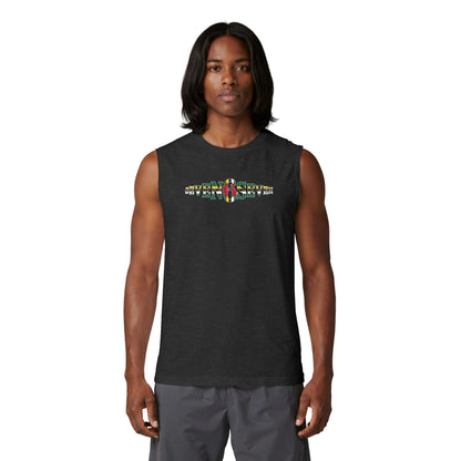 Unisex Jersey Muscle Tank- Flag Logo
