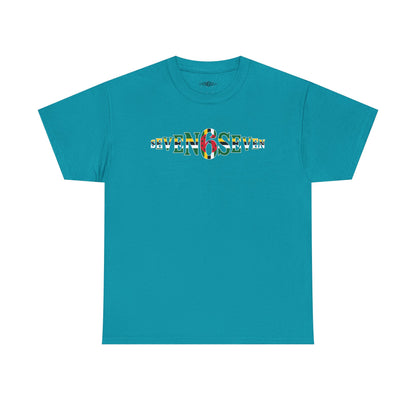 Plain T-Shirt with Flag Logo