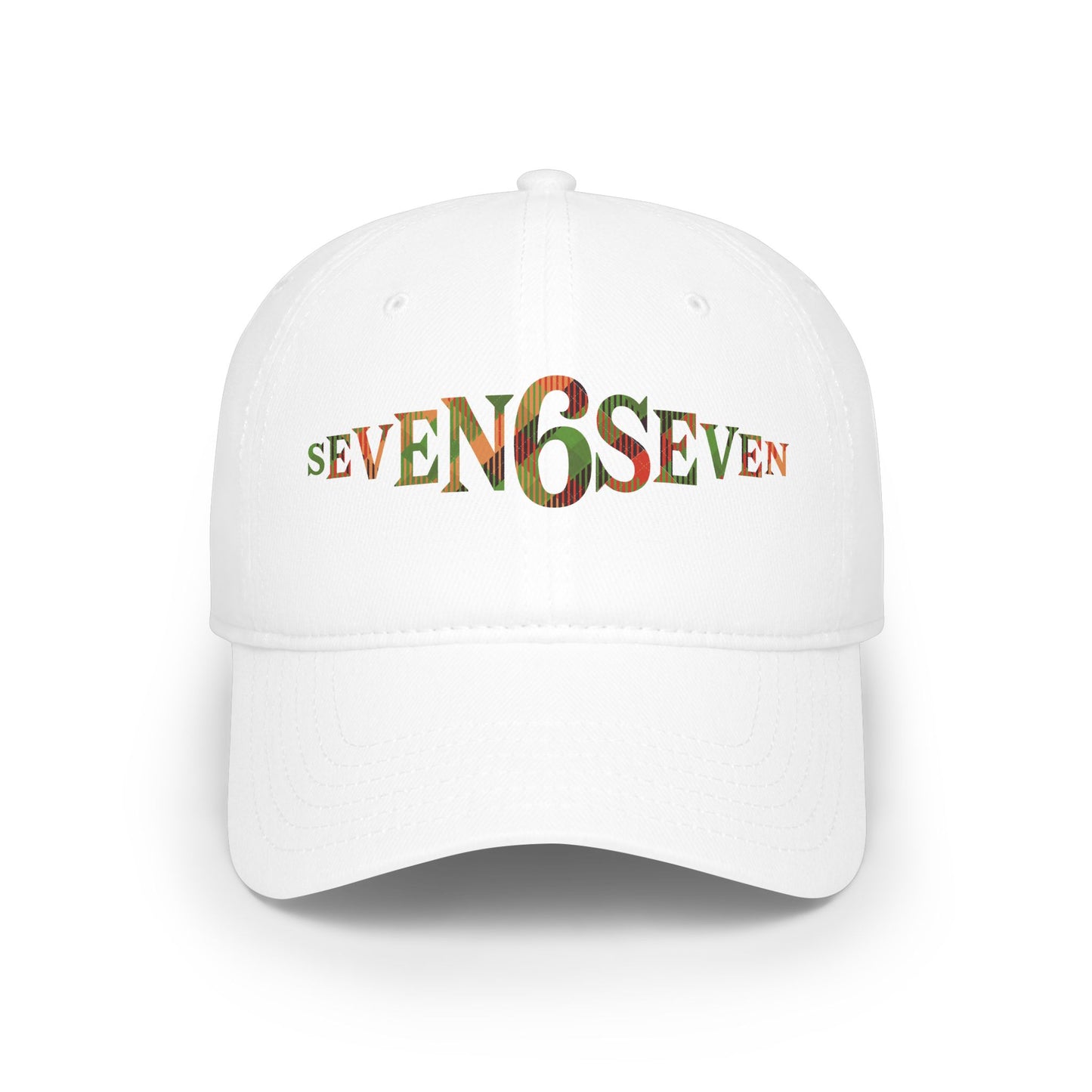 Logo Baseball Cap with Madras Logo