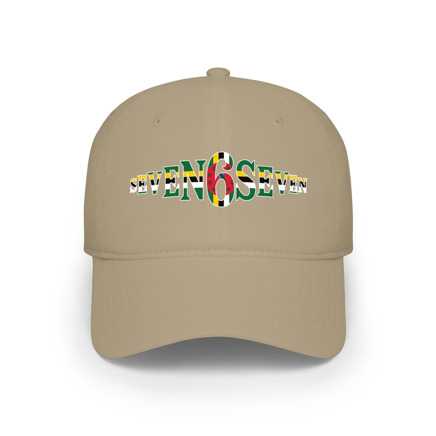 Low Profile Baseball Cap with Flag Logo