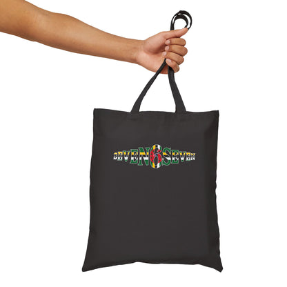Canvas Tote Bag — Flag Logo