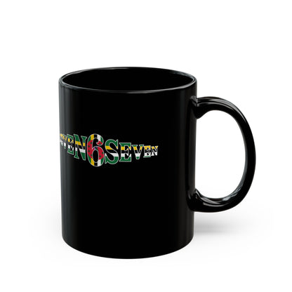 Black Coffee Mug — Flag