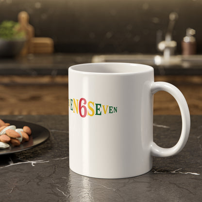 Ceramic Mug - White/Ice/Green/Gold