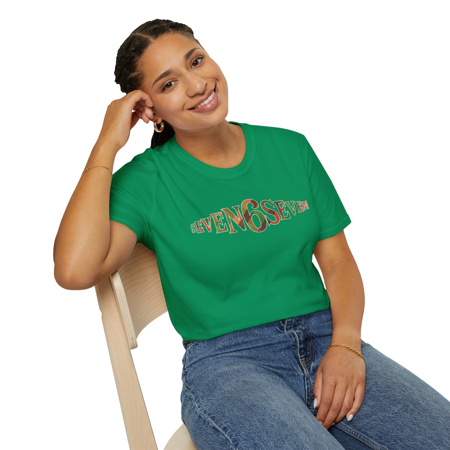Plain T-Shirt with Madras Logo