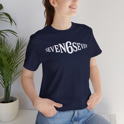 Unisex T-Shirt with White Logo