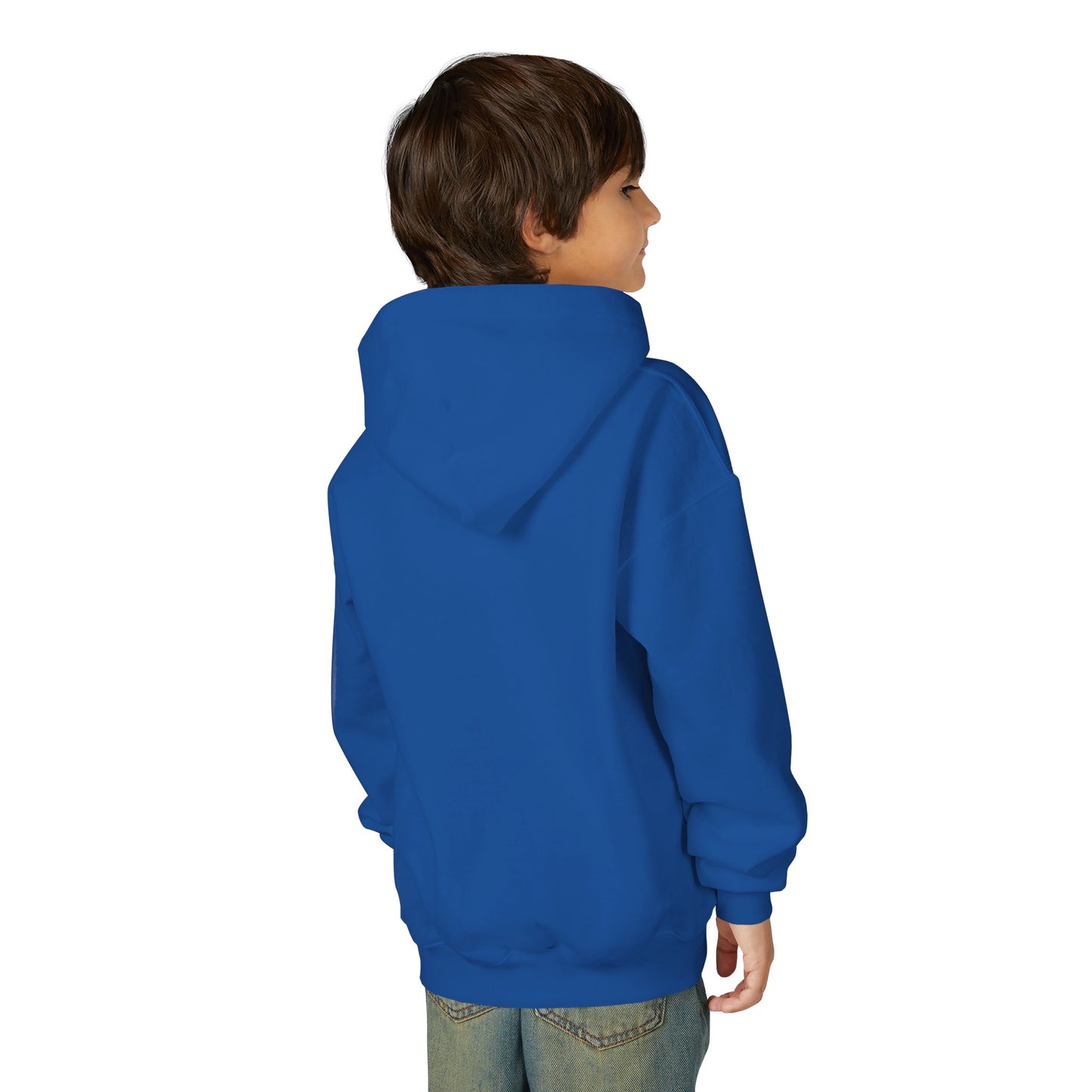 Youth Heavy Blend Hooded Sweatshirt with Flag Logo