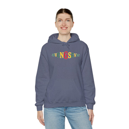 Unisex Heavy Blend™ Hooded Sweatshirt- Ice/Green/Gold Logo