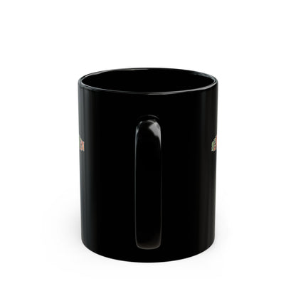 Ceramic Mug- Black/ Madras