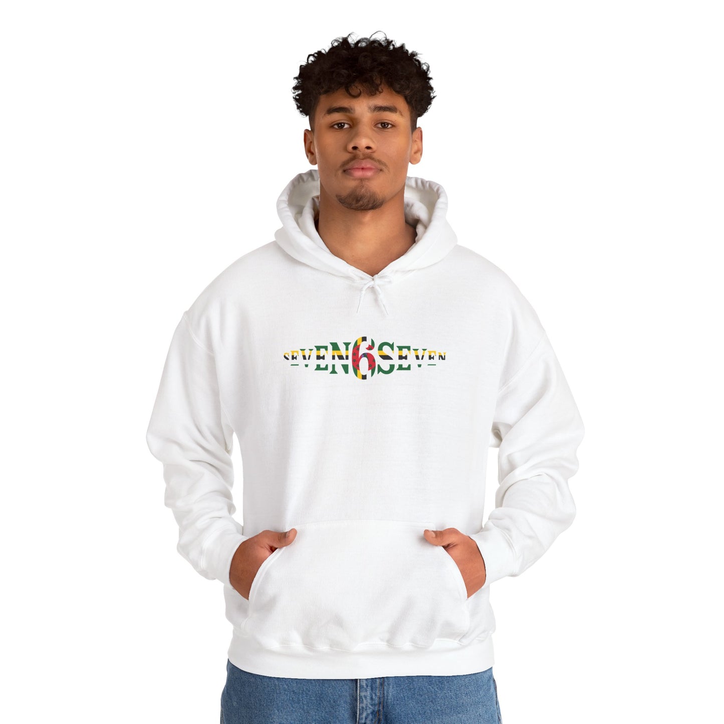 Green 6 Hoodie — Flag Logo