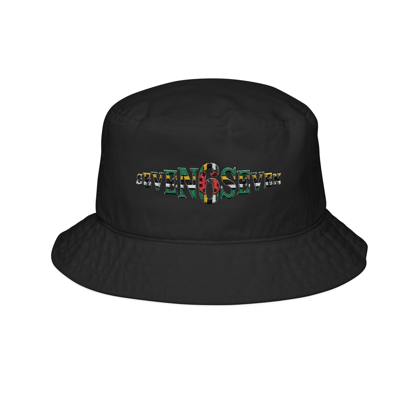 Embroidered Bucket Hat - Flag Logo