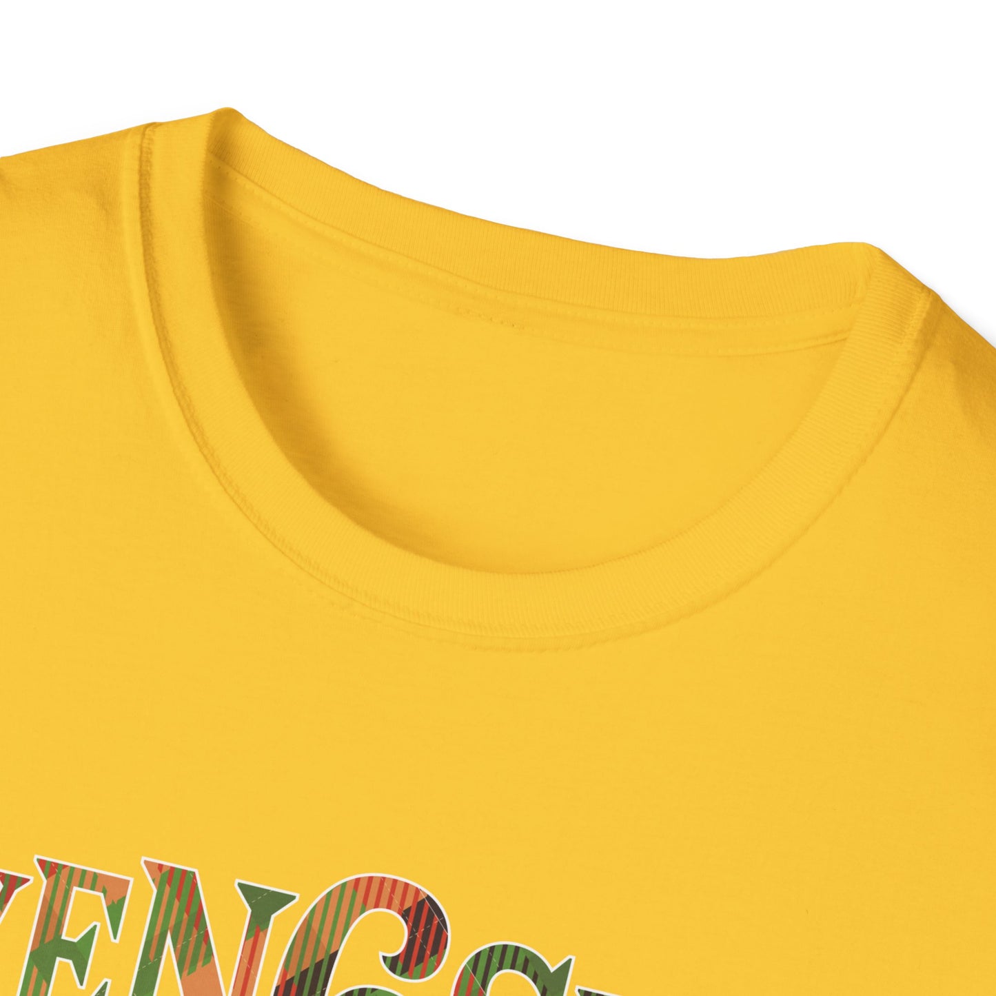 Plain T-Shirt with Madras Logo