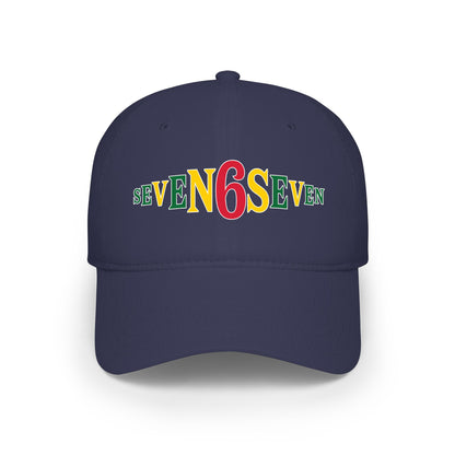Low Profile Baseball Cap - Ice/Green/God