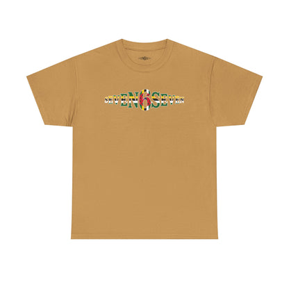 Plain T-Shirt with Flag Logo