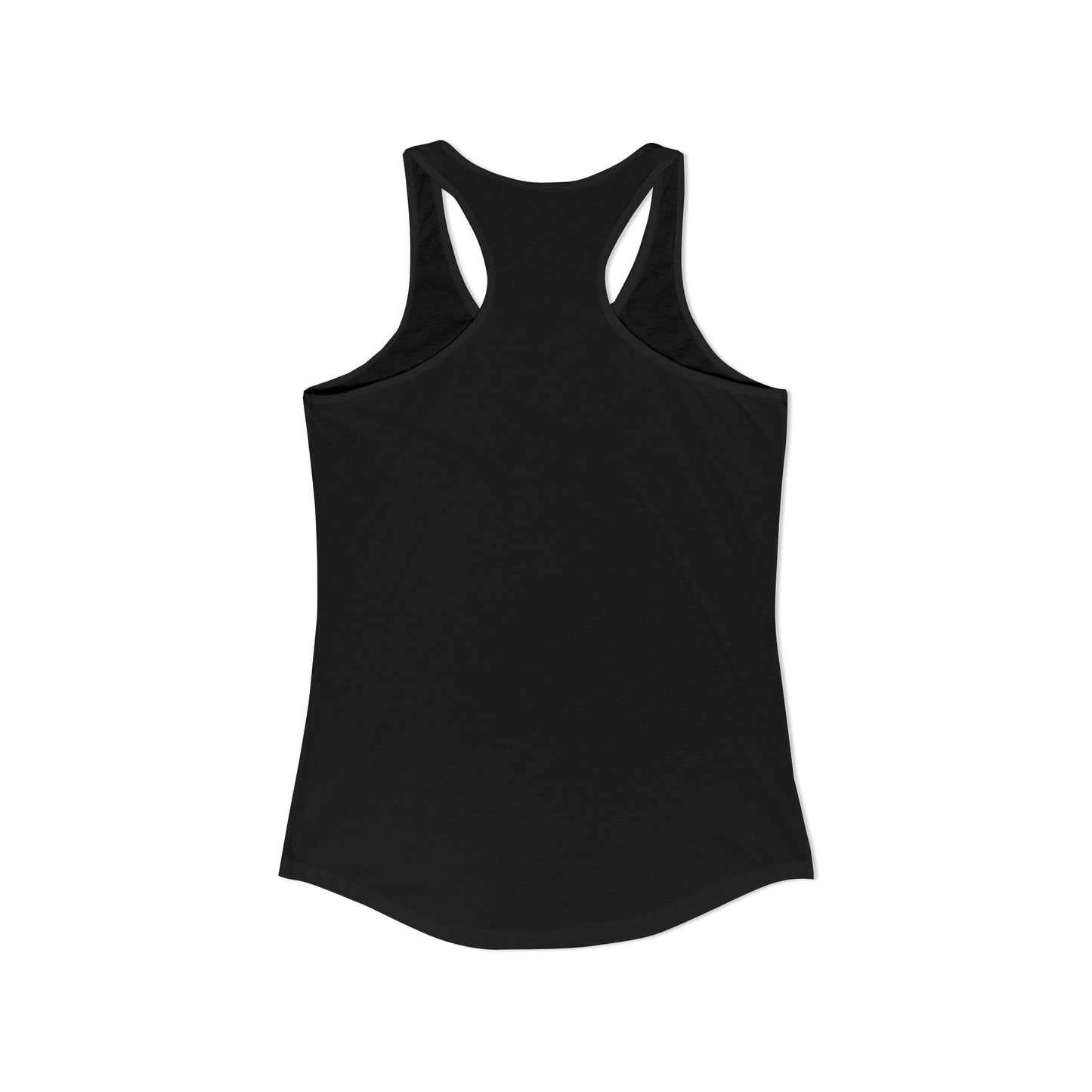 Women's Ideal Racerback Tank - White Logo