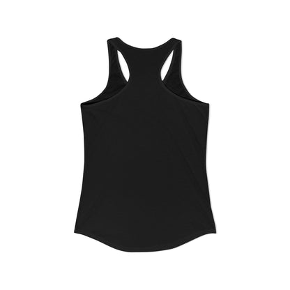 Women's Ideal Racerback Tank - White Logo