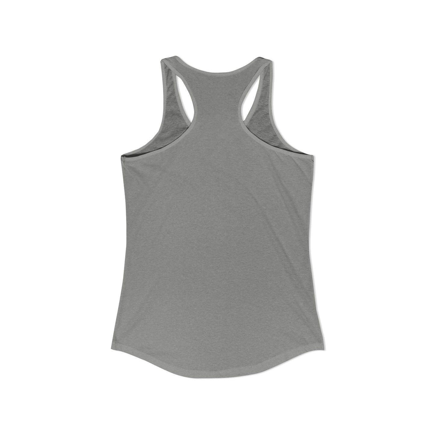 Women's Ideal Racerback Tank - White Logo