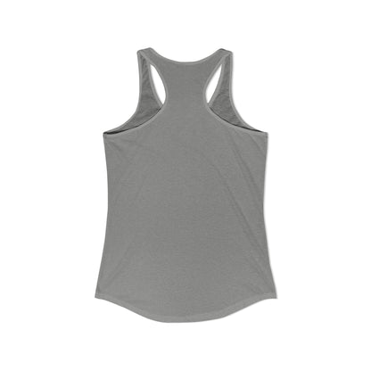 Women's Ideal Racerback Tank - White Logo