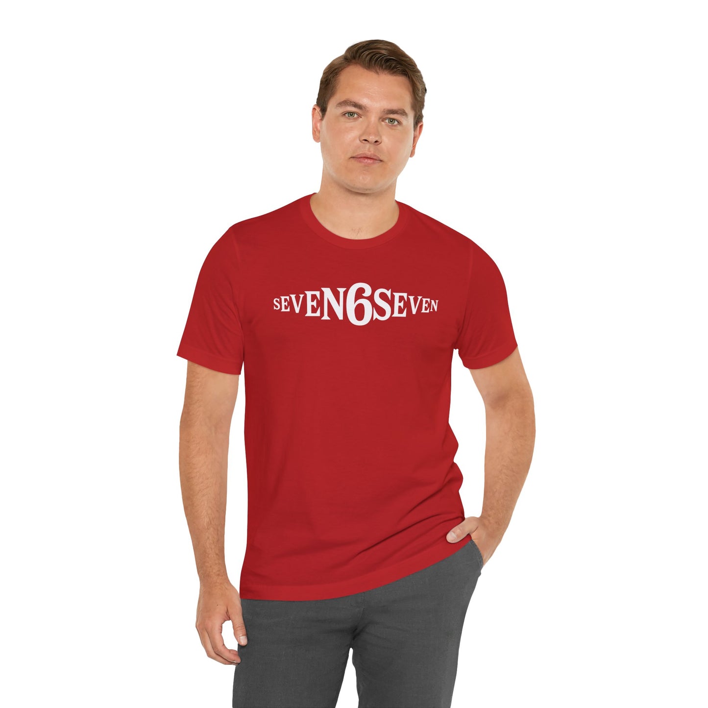 Unisex T-Shirt with White Logo