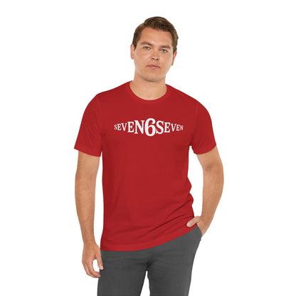 Unisex T-Shirt with White Logo
