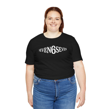Unisex T-Shirt with White Logo