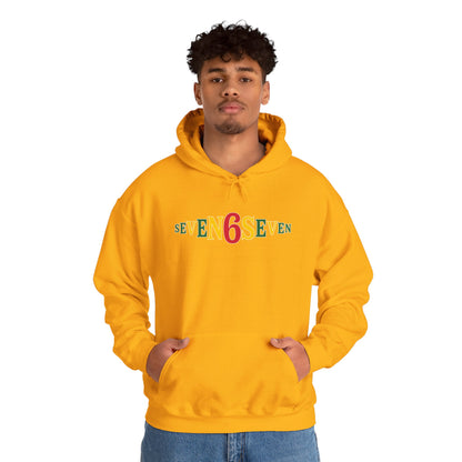 Unisex Heavy Blend™ Hooded Sweatshirt- Ice/Green/Gold Logo