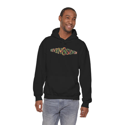 Midweight Cotton-Poly Soft Hoodie with Madras Logo
