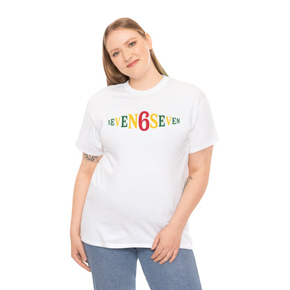 Plain T-Shirt - Ice/Green/Gold